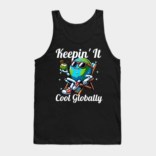 Keepin'it cool globally earth day 2024 Tank Top